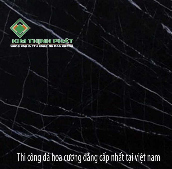 Giá đá hoa cương đen tia chớp loại đá marble đen vân đẹp nhập khẩu từ italia